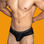 2 Pack Men's Low-Rise Sexy Lace U-Pouch Briefs