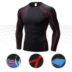 Men's Fitness Training Breathable Sports Long Sleeve Top