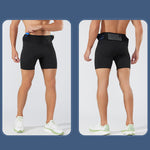 Men's Double-Layer Moisture-Wicking Compression Activewear Tights