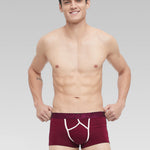 3 Pack Men's U Pouch Contour Patchline Trunks