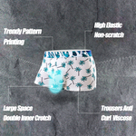 6 Pack Men's U Convex Modal Print Breathable Trunks