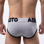 3 Pack Men's Gun and Bullet Separate Large Bag U-Shaped 3D Cut Loose Briefs
