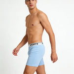 6 Pack Men's High-Rise Anti-Chafing Running Lightweight Boxer Briefs