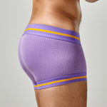 2 Pack Men's Spliced Color Trunks with Functional Fly