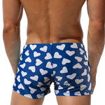 Men's Bold Prints Quick-Dry Fabric Seamless Comfort Swim Shorts & Trunks