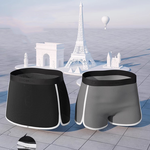 Men's  Button Casual U-Shaped Roman Skirt Dual-Purpose Arrow Pants Underwear