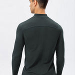 Men's Zip-Up Sports Long Sleeve Shirt