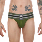 2 Pack Men's High-Stretch Rainbow Sports Comfort Bikini