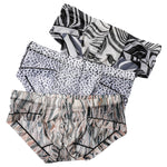 3 Pack Men's Ice-Silk Leopard Mesh Support Pouch Briefs