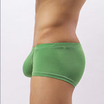 2 Pack Men's Soft U-Pouch Sexy Breathable Solid Color Trunks