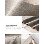 Men's Thermal Silk-Wool Sleeveless Vest - Solid Color Seamless Base Layer