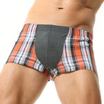 2 Pack Men's Cotton Mixed Tartan Lounge Shorts