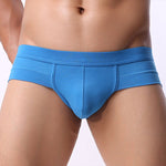 4 Pack Men's Solid Breathable Anti-Pinch Briefs