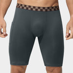 3 Pack Men's Anti-Chafing Extended Length High-Stretch Midway Briefs