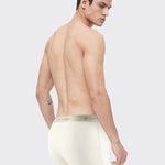 3 Pack Men's Ultra-Soft Ice Silk Seamless Comfort Stretch Boxers Briefs