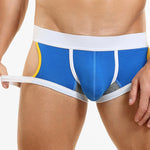 2 Pack Men's Soft Cotton Three-Hole Trunks