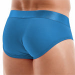 Men's Solid Color Mesh Breathable Sports Fitness Briefs