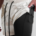 Men's Outdoor Sport Quick-Dry Breathable Double-Layer Activewear Shorts