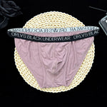 2 Pack Men's Soft Modal Bikini with U-Shaped Pouch and Stretch Waistband