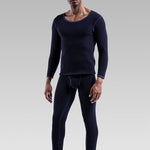 Fleece Lined Men's Thermal Underwear With Support Pouch