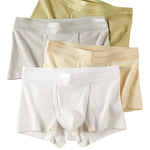 3 Pack Men's Breathable Comfort Double-Sided Access Soft Waffle Cotton Trunks