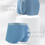 Men's Seamless Trunks with Organic Latex Support Cup