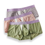 3 Pack Men's Supportive Pouch Lightweight Antibacterial Cooling Trunks