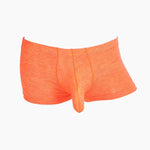 7 Pack Men's Solid Color Supportive Separated Pouch Seamless Comfort Trunks