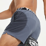 Men's Loose Fit Sporty Cut Quick-Dry Fabric Chafe-Free Design Activewear Shorts