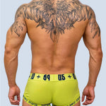 2 Pack Men's Low-rise Sexy Side Opening Pocket Trunk