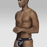 2 Pack Men's Sexy Bold Prints Cooling Lightweight Thong