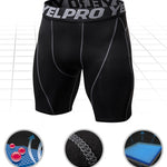 Men's PRO Compression Stretch Fit Quick-Dry Training Lightweight Tops & Tights