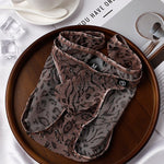 4 Pack Men's Ice Silk Cooling Mesh Breathable U-Pouch Leopard Print Bikinis