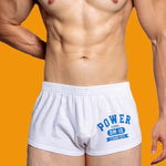 2-pack Men's DM Printed Lettering Low Waist Sexy Cotton Boxer Shorts