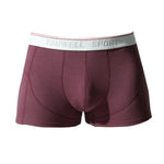 2 Pack Men's Mid-Rise Solid Color Seamless Soft & Comfort Stretch Fit Trunks
