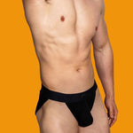 2 Pack Men's Low-rise High-cut Solid Briefs