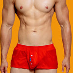 Men's Low-Rise Solid Color Boxer Shorts