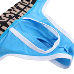 3 Pack Men's Skin-Friendly Separate Pouch Firm Support Thongs
