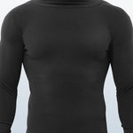 Men's Mid-high Collar Warm Cold-proof Long-sleeved Bottoming Shirt