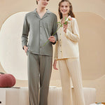 Modal Cotton Comfortable Couple Pajamas Set