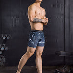 3 Pack Men's Trendy Prints Quick-Dry High-Stretch Snug Fit Activewear Tights