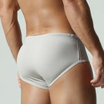 Men's Premium Fabric Comfy Waistband Stay-Put Fit Sporty Cut Solid Color Trunks