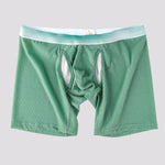 2 Pack Men's Ice Silk Ultra-Soft Mesh Breathable Cooling Comfort Midway Briefs