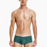 2 Pack Men's Stretch Fit Lightweight & Airy Solid Color Premium Comfy Trunks