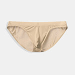 Men's Low Waist Ice Silk Transparent Seamless Bikini