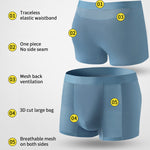 Men's U Convex Pouch Seamless Modal Trunks
