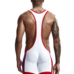 Men’s High Stretch Wrestling Singlet Bodysuit