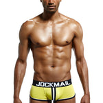2 Pack Men's Workout Ready Color-Block Sporty Cut Odor-Control Jockstraps
