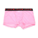 3 Pack Men's Sexy Lace Breathable Comfortable Durable Stretch Silky Touch Trunks