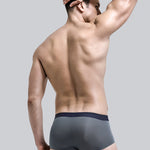 4 Pack Men's Moisture-Wicking Ice Silk Breathable Stretch Fit Trunks